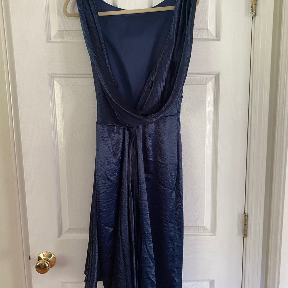 Gorgeous Low Back Cowl Neck Fame & Partners Dress